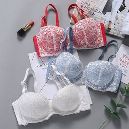 Lingerie Sexy Lady Bra Gather Adjustable Women's Seamless Underwear Push Up Bra Open Bra Intimates for Women Cup 1/2 Intimates 220311