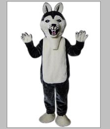 2018 Factory direct sale Wolf-dog Mascot Costume Anime Unisex Carnival Costume Costumes Party Mascot New Year Christmas Hallowe