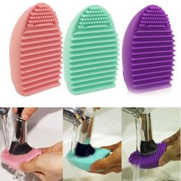 Silicone Makeup Brush Cleaning Washing Tools Cosmetics Makeup Brushes Scrubber Board Washing Cosmetic Brush Cleaner