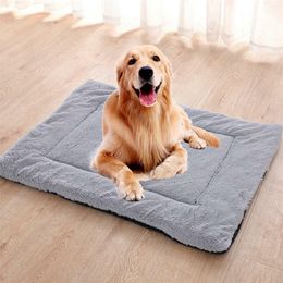 Dog Home Pet Blanket Cats Cushions Big Dogs Cat Mat Soft Cushion Warm Quilt Cotton Bed New 201223