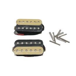 Upgrade Prewired Alnico 5 Humbucker Pickups 4C Conductor with Wiring Harness for Gibson Guitar 1 Set