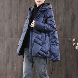 Short Winter Jacket Fashion New Women Down Jacket Simple Design Hooded Coats Warm Thicken Short Casual Down Parka 201019