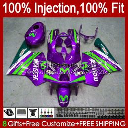 Injection For HONDA Purple glossy NSR 250 250R 1994 1995 1996 97 98 99 102HC.188 NSR250R NSR250 R MC28 PGM4 94 95 96 1997 1998 1999 Fairing