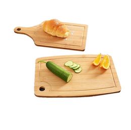 2022 NEW Bamboo Kitchen Chopping Block Wood Home Cutting Board Cake Sushi Plate Serving Trays Bread Dish Fruit Plate Sushi Tray