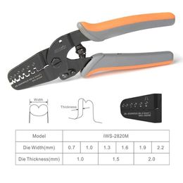 Iws-2820 Terminal Crimping Tools For Jam Molex Tyco Jst Terminal And Connector 0.08-0.5mm² 28-20awg Mini Crimping Pliers Y200321