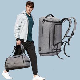 Foldable Athletic Bag Gym Bag Trail Men Women Functional Sport Bag Anti-theft Fitness Yoga Handbag Camping Backpack Fashion Q0705