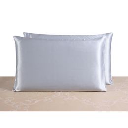 Silk Pillowcase High Quality Both Sides 100% Soft Comfortable Silk Pillow Case Y200104