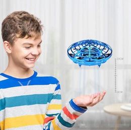 HOT Sell 3 Styles 2021 UFO Gesture Induction Suspension Aircraft Smart Flying Saucer With LED Lights Creative Toy Entertainment