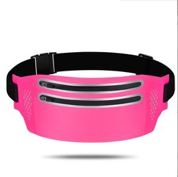 Hot Fashion running waist bag multifunctional waistpacks outdoor sports fanny bum bags Gym workout mobile phone storage bags waterproof waistbag