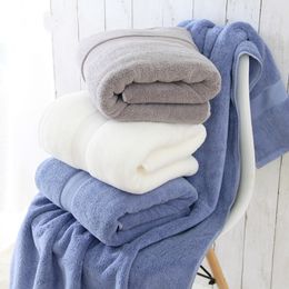 900g Towel 80*160cm Thick Luxury Egyptian Cotton Bath Towel Eco-friendly Beach Terry beach towel for Adults Serviette de Bain Y200428