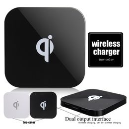 Qi Wireless Charger with 2 USB Chargers Dock for Samsung S20/10/9 Plus Adapter wireless charger Desktop Device