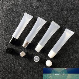 15g Empty Lipstick Tube Lip Balm Soft Hose Makeup Squeeze Sub-bottling Clear Plastic Lip Gloss Cosmetic Containers