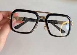 Legends Mens Eyeglasses 9094 Black/Gold Full Rim Optical Frame 60mm Fashion Sunglasses Frames with box