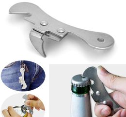 Hot 100pcs New Can Opener Multifunctional Can Bottle Opener Kitchen Supplies fast shopping SN2085