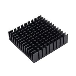 40mm*40mm*11mm DIY Cooler Aluminium Heatsink Cooling Fin Heat Sink for LED Power Memory Chip IC Black Colour Free Shipping