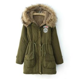 Jackets for Women Winter Sale Warm Wool Outerwear Coats Woollen Overcoat Long Coat Large Size Wool & Blends Long Jacket 201102