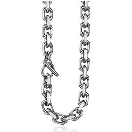 9mm 18-32inch choose Huge Stainless Steel Necklace Cable Rollo Chain Jewellery For Mens Women Gifts Silver
