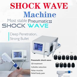 Hight pressure 6BAR ESWT extracorporeal shock wave therapy machine/ ED shockwave physiotherapy for erectile dysfunction