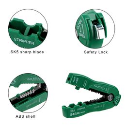 NICEYARD Wire Cutter Stripper Multifunction Portable Hand Tools Suitable 0.8-2.6mm Wire Stripping Crimp Tool Y200321