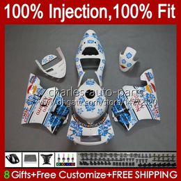 Injection For HONDA NSR250R MC28 white 1994 1995 1996 1997 1998 1999 102HC.43 blue NSR 250 R PGM4 250R NSR250 R 94 95 96 97 98 99 Fairing