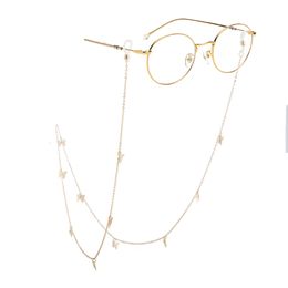 90cm Women Fashion Butterfly Sunglasses Chains Gold Eyeglasses Chains Sunglasses Holder Necklace Eyewear Retainer Accessories