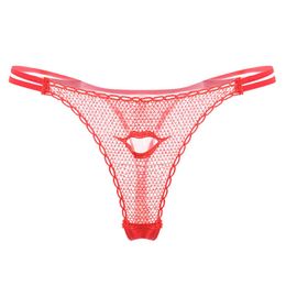 for Women Sexy Open Mouth Underwear G String Briefs Sexy Breathable Solid Lingerie Jockstrap Girl Panties Thong
