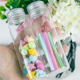 37*120*24mm 90ml Glass Bottles Aluminium Cap Transparent Clear Liquid Gift Candy Container Empty Wishing Jars 12pcslothigh qualtity