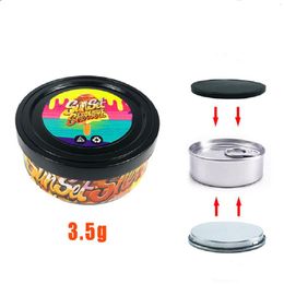 candy tins UK - Packing Boxes Bottle Candy Can sticker Disco Biscuits Pressitin Cans 73*23mm with 10 Types stickers Self-Seal Blue Dream Cali Tin Labels