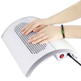 Nail Art Equipment 40W Vacuum Cleaner Dust Collector Professional Machine 3 Fan Powerful Low Noise Salon Tool