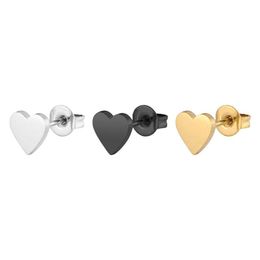 2021 New Elegant Heart Stud Earrings Simple Women Earrings Fashion Korean Earring Cute Lovely Gifts for Girls