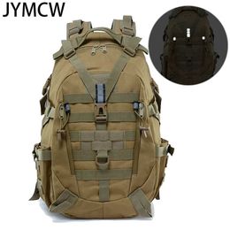 40L camping backpack, men's travel bag, tactical military mountaineering backpack, mountaineering and trekking backpack Q0721