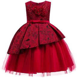 2019 Girls Dress Baby Girl Princess Clothing for Birthday Tulle Girls Party Vestidos Costume for Age 3 4 5 6 7 8 9 10 Years Kids G1129