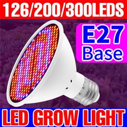E27 Plants Grow Light Full Spectrum Bulb LED Lighting AC85-265V Hydroponic Growing Lights Growth Tent Box Seedling