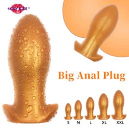NXY Anal toys Huge Plug Buttplug Erotic Products For Adults 18 Silicone s Big Butt Balls Vaginal Expanders Bdsm Toys 1125