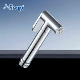 Frap Multifunction Hand Held Bidet Brass Spray Shattaf Shower Head Spray Nozzle Bathroom Accessories Two Choices F21 & F21-1 H1209