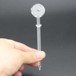 5 Inch Quartz nail Dabber smoking tools Carb Cap Wax Dab Tool OD 25mm for Glass Bong Banger