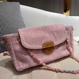 Fashion designer woven canvas handbag shopping Crossbody bag classic one-shoulder ladies luxury large-capacity