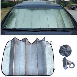 Car Sunshield SUV Windshield Cover Dustproof Foldable Heat Insulation Sun Blind Auto UV Protection Accessories Protector