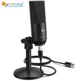 FIFINE USB Microphone Mac/ pc Windows,Vocal Mic Multipurpose,Optimized Recording,Voice Overs,for YouTube Skype-K670B