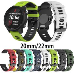 Watchband For Samsung Galaxy Watch 3 45mm 41mm Strap Bracelet 20mm / 22MM Watchstrap Silicone For Garmin venu sq venu2 plus wristband vivoactive 4 forerunner245/645