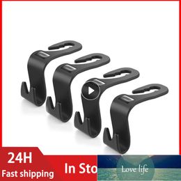 4 Pieces Car Seat Hook 20kg Bearing Rear Seat Hook Headrest Hanger Storage Hooks For Grocery Bag Automotive Products Supplies