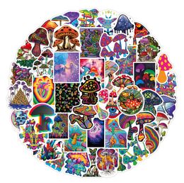 50 PCS Mixed Graffiti skateboard Stickers Colorful mushroom For Car Laptop Fridge Helmet Pad Bicycle Bike Motorcycle PS4 book Guitar Pvc Decal