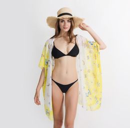 New summer swimming bikeni small butterfly pattern beach shawl Colours Cover-Ups cool clothes can do mix fast ship