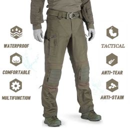 Mens Camouflage Cargo Pants Elastic Multiple Pocket Military Male Trousers Outdoor Sport Pants Plus Size Tactical Pants Men 210616