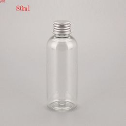 80ml Plastic Empty Bottles with Aluminum Cover, Screw Container for Potion, Water, Liquid Cosmetic dispenser Bottlesgood qty