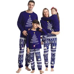 La Navidad familia pijamas outfits copo de nieve Xmas pijama ropa de noche