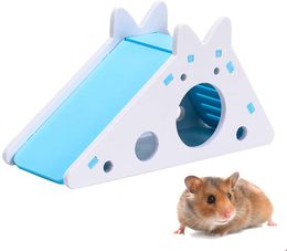 Assembled Hamster Slide Toy Guinea Pig Golden Bear Funny Breathable Hamster House Nest Chinchillas Wholesale Hamster Accessories