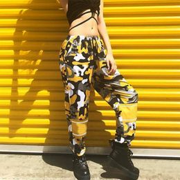 Women's Pants & Capris Fashion Camouflage Women\'s Loose Street Beam Feet High Waist Pencil Hip Hop Streetwear Trousers