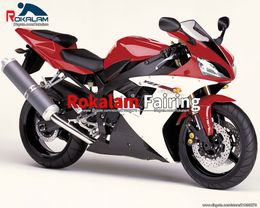 For Yamaha YZF R1 YZF-R1 02 03 2002 2003 YZF1000R1 YZF 1000 R1 2002-2003 Fairing Set Red White Bodyworks (Injection Molding)