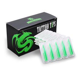 Dragonhawk Disposable Tattoo Tips RT Plastic Tip for Liner Needles 50pcs/box